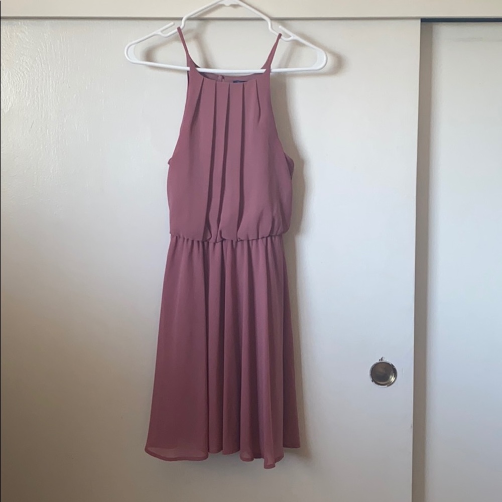 Francescas pink high neck dress